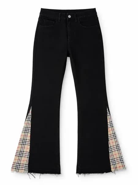 Джинсы BURBERRY клеш FLARED