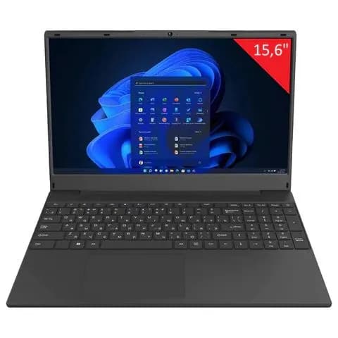 iRU 1977275-4027/1 Ноутбук 15.6", Intel Core i3-1115G4, RAM 16 ГБ, SSD 512 ГБ, Intel UHD Graphics G4, Без системы, (1977275-4027/1), черный, Русская раскладка
