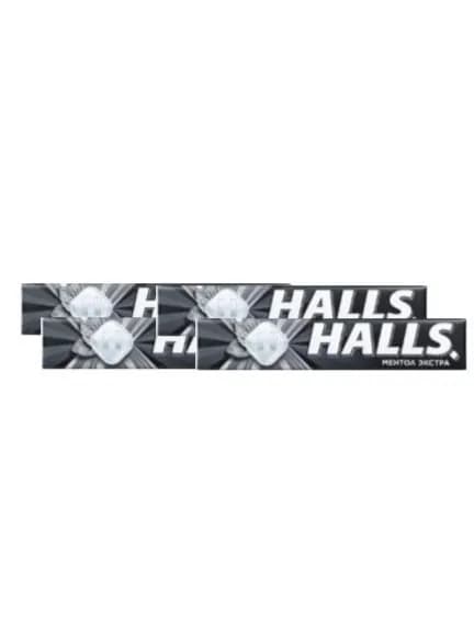 Леденцы Halls Ментол Экстра,4уп по 24,5г