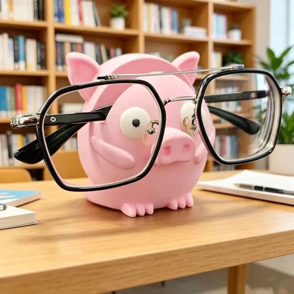 Подставка для очков в виде свиньи, 3D-печать, для дома