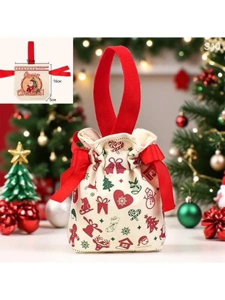 Рождественская сумка для конфет