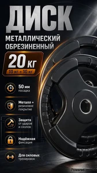 Диски для штанги, 10 кг, диаметр диска: 30 см