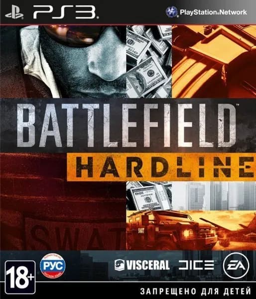 Игра Battlefield Hardline PS3 Русская Версия Диск на PS 3