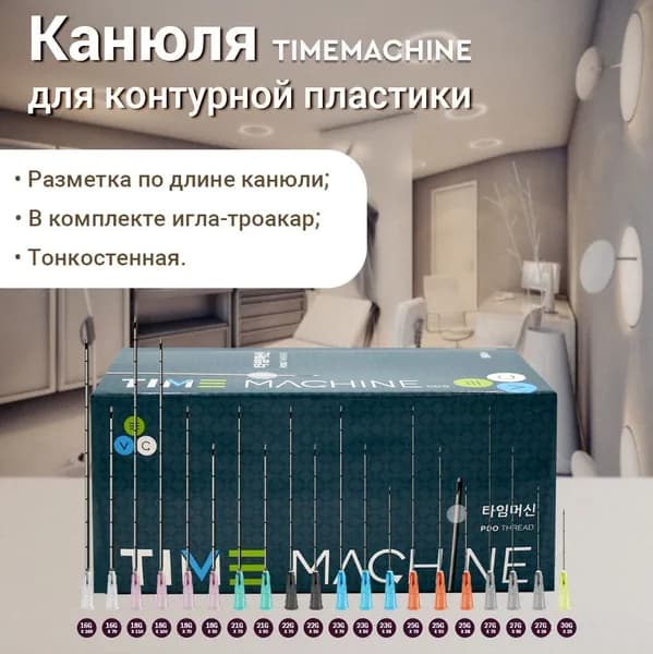 Канюли для контурной пластики 23Gх38мм 5шт
