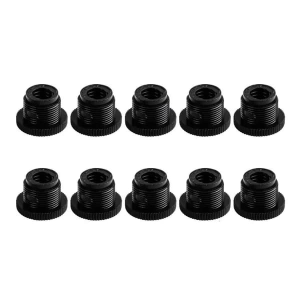 10 шт. Адаптер для микрофонной стойки 5/8" на 3/8", пластик