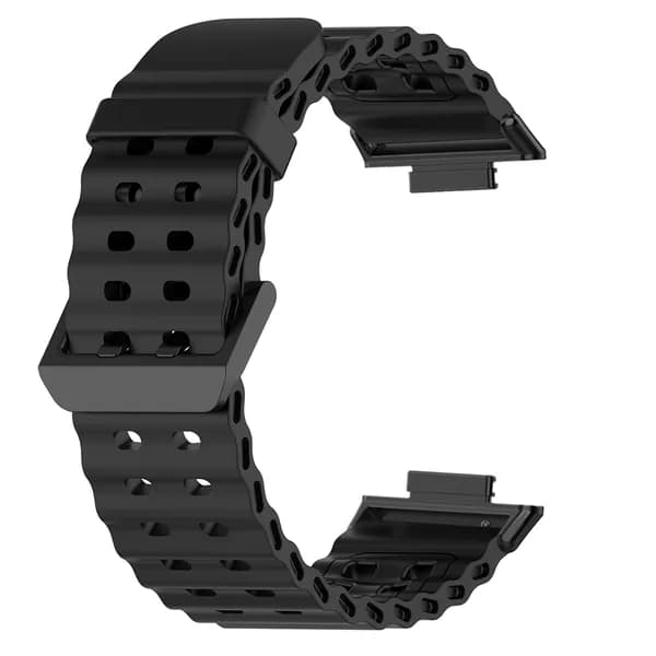 Двухцветный силиконовый ремешок для Xiaomi MiBand 9Pro/8Pro, Дышащий спортивный ремешок для Redmi Watch 5/4