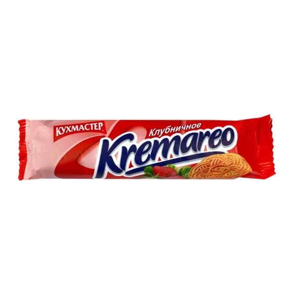 Печенье Kremareo клубничное Кухмастер 100г