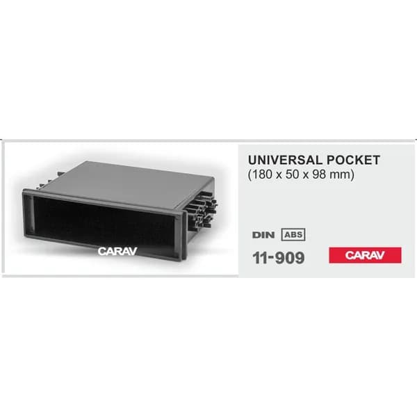 Карман универсальный 1-DIN CARAV 11-909