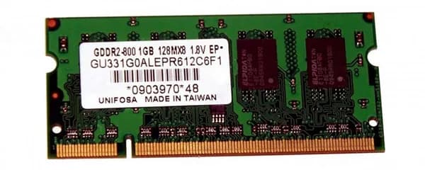 Elpida Оперативная память DDR2, 800 МГц, 1 x (GU331G0ALEPR612C6F1)