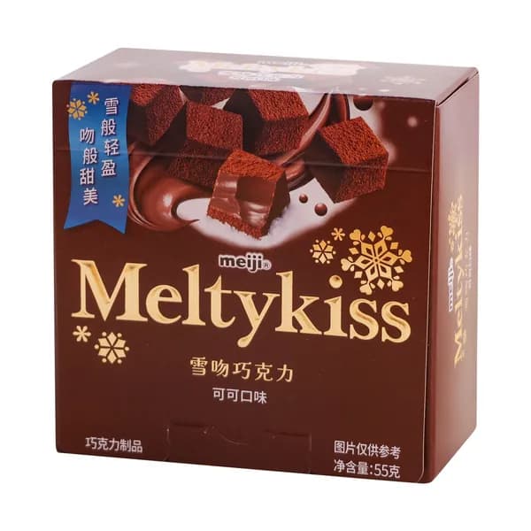 Шоколад Meiji Snow Kiss, вкус Какао, 55 г