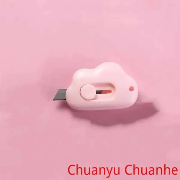 1 шт. Mini Pocket Cloud Art многофункциональный нож для резки бумаги, упаковки, сменным лезвием, канцелярский инструмент.