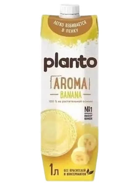 Растительный напиток Planto Barista соево-банановый 0,7% 1л