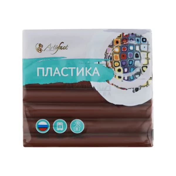 Полимерная глина, запекаемая пластика Artifact 1806 цвет горячий шоколад 56 гр.