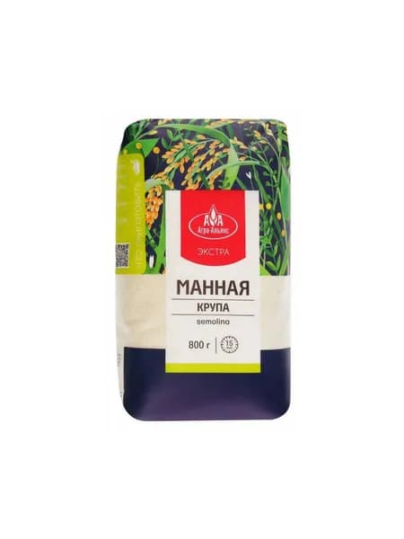 Агро-Альянс Экстра Крупа Манная, 800гр