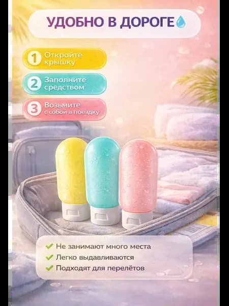 Мини баночки для путешествий