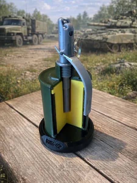 Макет пластиковый РГ-42 (В РАЗРЕЗЕ)