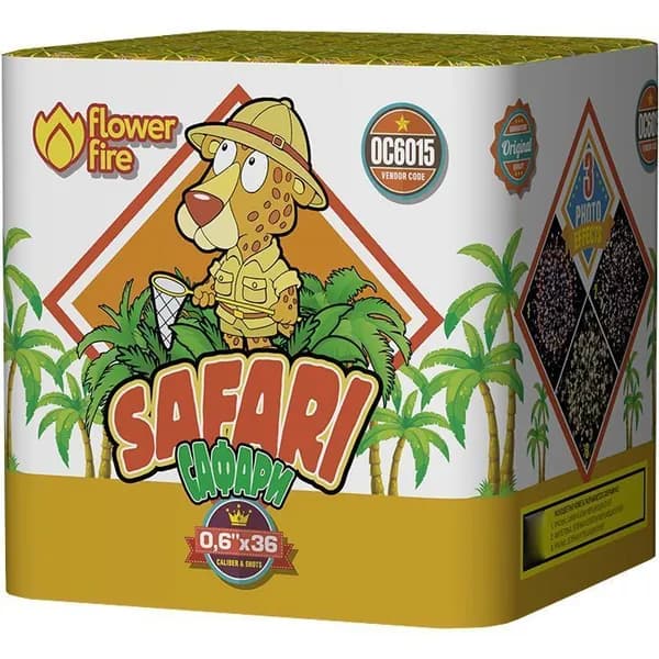 Фейерверк "Сафари / Safari" (36 залпов)
