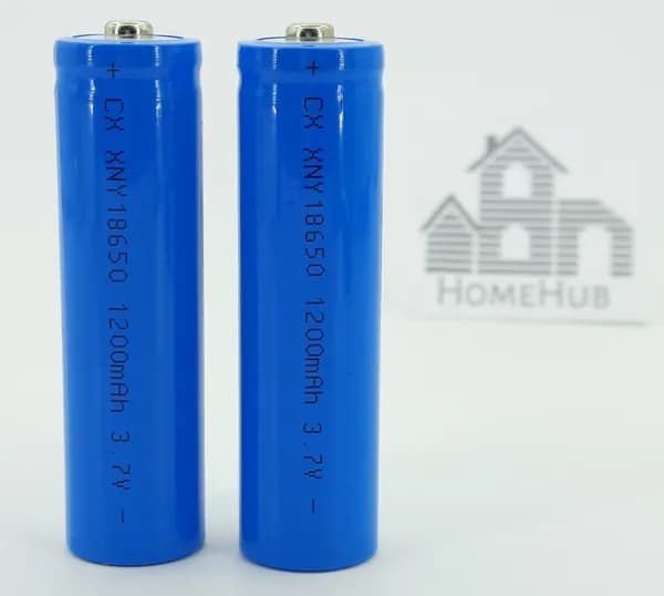 Аккумулятор Li-ion, 18650, 3.7V, 1200mAh, с наконечником, 2шт