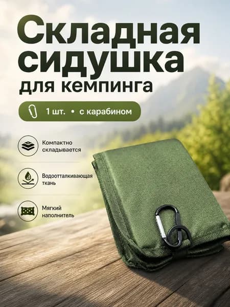 Сидушка, для кемпинга, зеленый