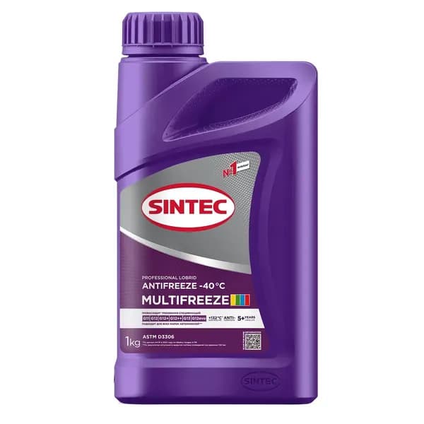 Антифриз Sintec Antifreeze Multifreeze violet -40 1кг (990561)