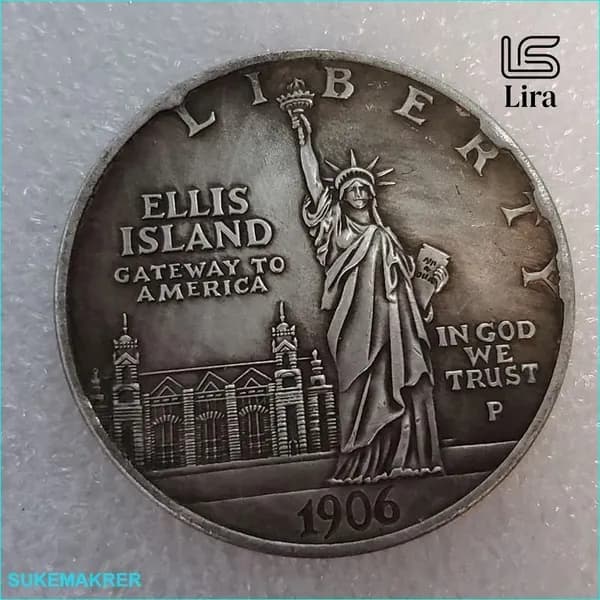 Серебряный доллар США 1906 года