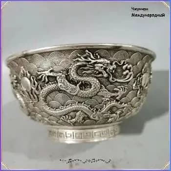 Старинная серебряная чаша, коллекция 1933 года