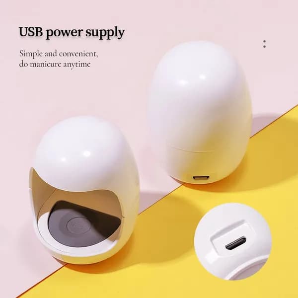 6 Вт мини-сушилка для ногтей quick UV LED лампа в форме яйца для отверждения геля для ногтей одним пальцем