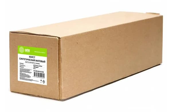 Холст рулон 24"(610мм) x 30 м, втулка 2" (50.8мм), 230 г/м, матовая, Cactus CS-MC230-61030