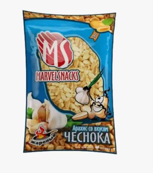 Marvelsnacks Арахис XL , чеснок, 70 г