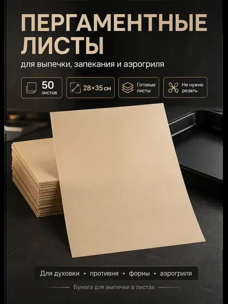 Пергаментные листы для выпечки