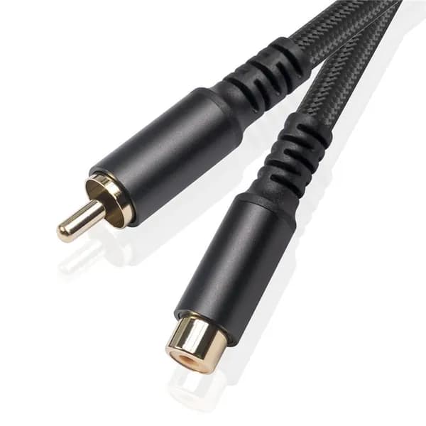 Удлинительный Кабель RCA Аудио-Видео Кабель RCA Кабель RCA Папа-Мама Для Динамика, Сабвуфера, Камеры, HDTV, Усилителя, 1,8 М