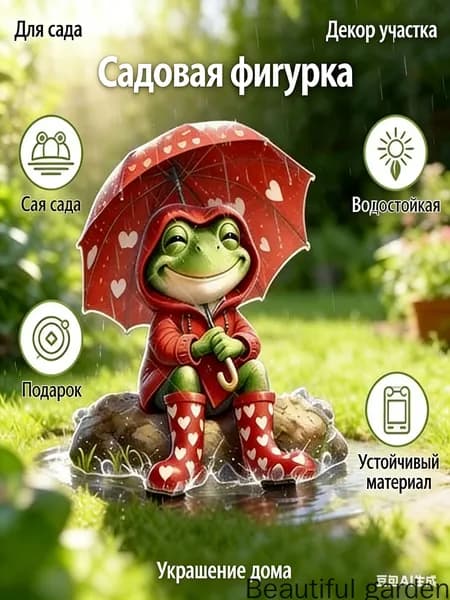 Фигурка садовая