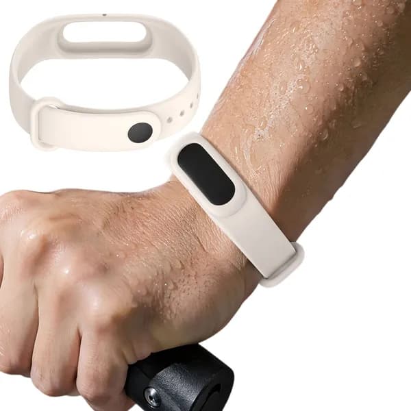 Силиконовый ремешок для фитнес-трекера Fitbit Air, бежевый, 254,3 мм