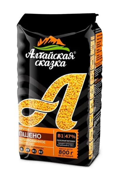 Алтайская Сказка Пшено шлифованное, 800 гр