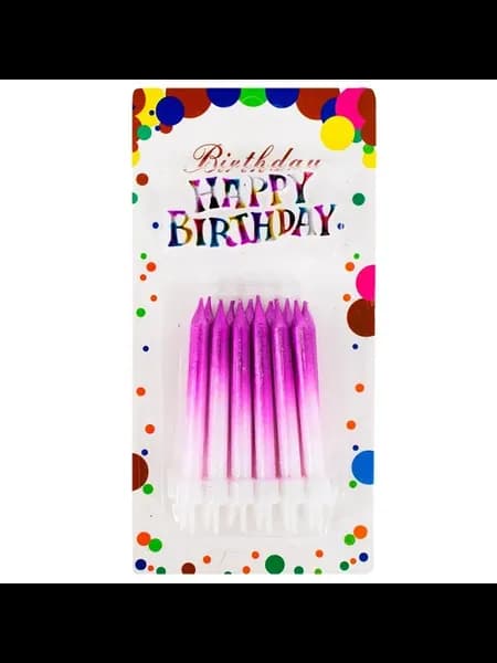 Свечи для торта "Happy Birthday", Градиент