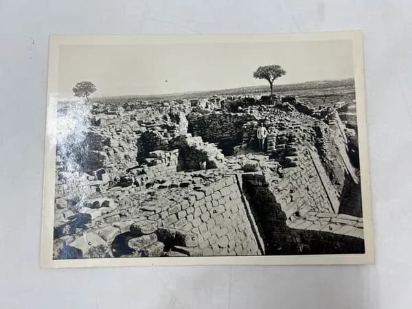 Фотография (копия)раскопок немецкого археолога Генриха Шлимана
