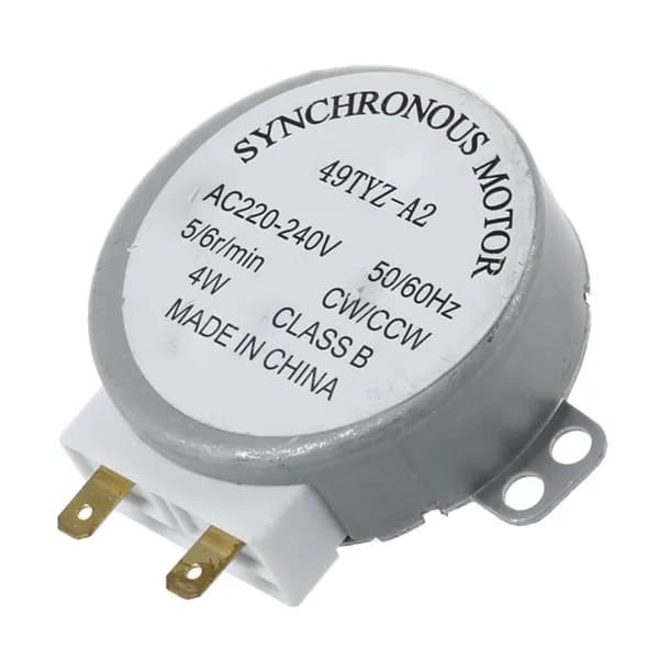 AC 220-240V 50/60Hz 5/6RPM 4W поворотный синхронный двигатель для мини-печи