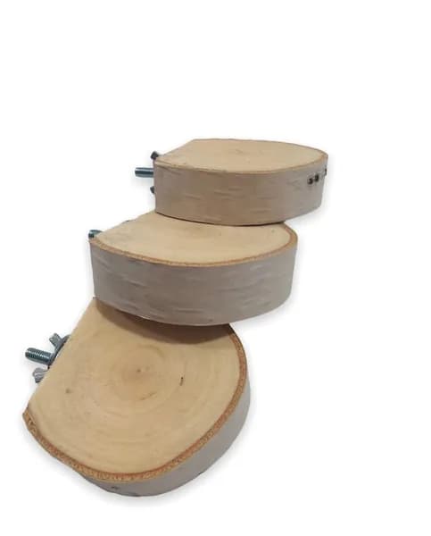 Игрушка для грызунов или птиц  Полочка навесная 3 шт, d 7-8 cm