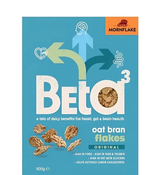 Хлопья Mornflake цельнозерновые с овсяными отрубями Original Beta, 500г, Великобритания