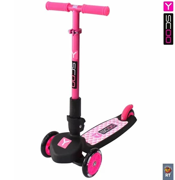 Самокат 3-х кол. Y-SCOO RT TRIO MAXI 120 pink