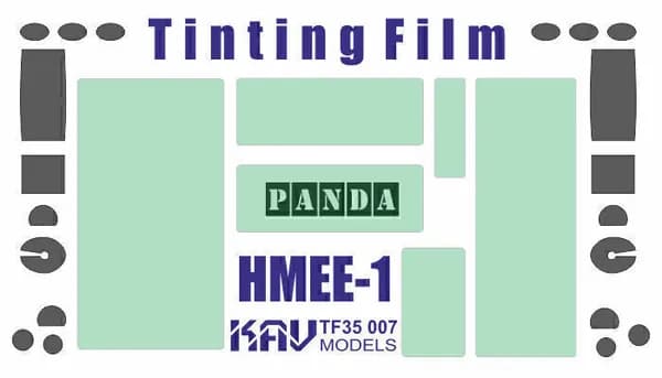 KAV models Тонировочная пленка на HMEE-1 (Panda), 1/35