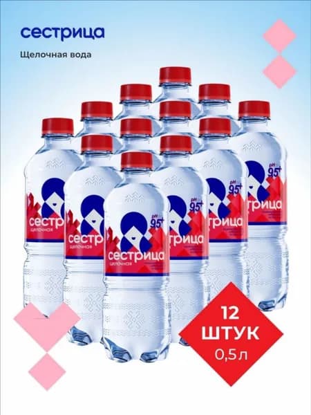 Вода Питьевая Негазированная 500мл. 12шт