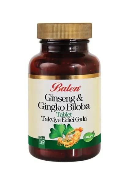 Balen Ginseng Ginkgo&Biloba Tablet 720 MG 120 таблеток