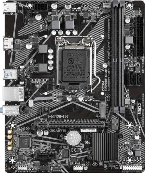 Gigabyte H410M K, LGA 1200, DDR4, Материнская плата