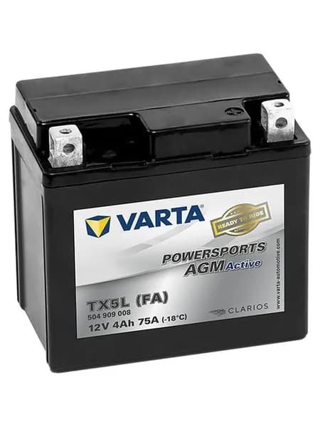 Аккумулятор Varta Powersports AGM Active TX5L (FA) (4 Ah) YTX5L (504909008)
