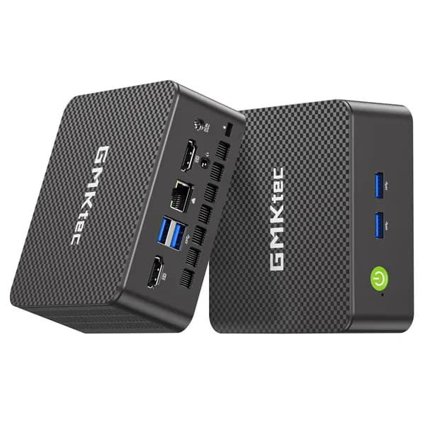 GMKtec Мини-ПК (Intel Core i3-10110U, RAM 8 ГБ, SSD 256 ГБ, Intel Graphics, Windows), черный матовый