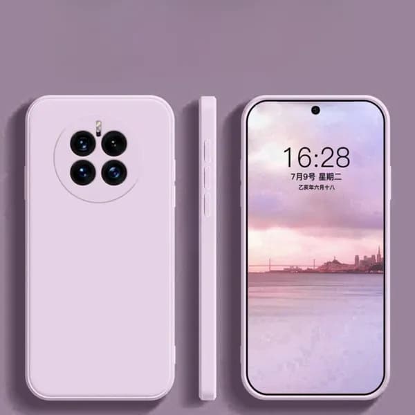 Харизма Чехол для Huawei Mate50, однотонный минималистичный, мягкий силиконовый с полной защитой