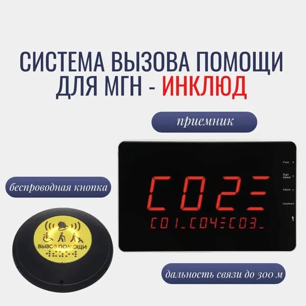 Беспроводная система вызова помощи ИНКЛЮД для МГН