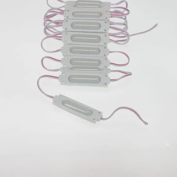 Светодиодный модуль 5730-6 (12V, 1.5W, IP44) (розовый)