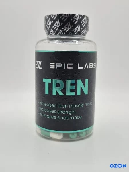 Анаболический комплекс Epic Labs Tren 60 капсул, препарат для роста массы и силы, спортивное питание для мужчин